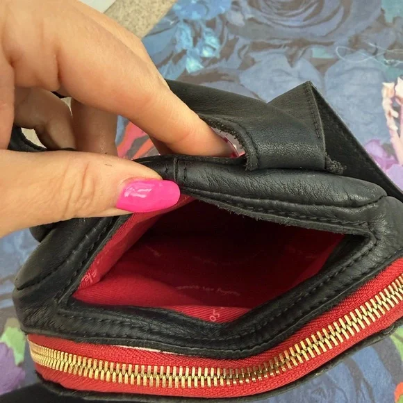 Hammitt Black Leather Backpack with Gold Accents- - Picture 4 of 6